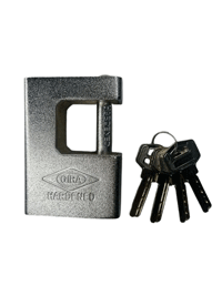 قفل کتابی سوپر روکش دار برنجی کلید کامپیوتری سایز 90 میلی متر گیرا