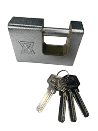 قفل کتابی سوپر روکش دار برنجی کلید کامپیوتری سایز 90 میلی متر گیرا