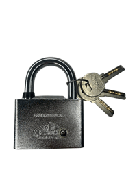 قفل آویز روکش دار ویژه سربی سایز 65 میلی متر پارس