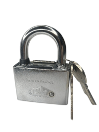 قفل آویز روکش دار ویژه سربی سایز 65 میلی متر پارس