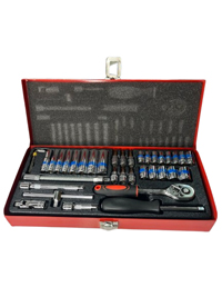 جعبه بکس 37 پارچه درایو 1/4 اینچ tianfeng tools