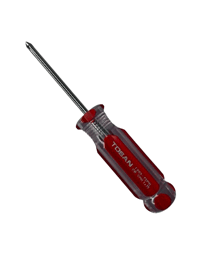 پیچ گوشتی چهارسو دسته کریستالی سایز 5*75 میلی متر توسن مدل T905-75PH 