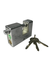 قفل کتابی سایز 90 میلی متر کلید ساده برنجی کلون