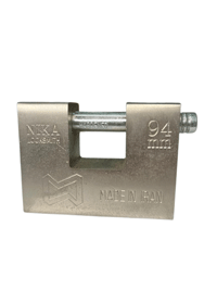 قفل کتابی بدون فنر کلید ویژه فولادی لوکس سایز 94 میلی متر نیکا