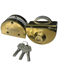 قفل شیشه کلید برنجی میرال