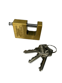 قفل کتابی برنجی سایز 50 میلی متر مهدی