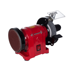 سنگ سنباده رومیزی سایز 125 میلی متر سه نظام دار محک مدل DGD-125/2